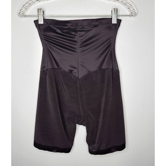 MAIDENFORM High Waist Thigh Slimmer Womens M Firm Control Black Shapewear NEW - Picture 4 of 9